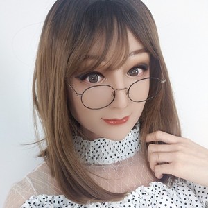 Maschera femminile in Silicone Rona copricapo per il collo e il trucco per il viso per Crossdresser Cosplay - Product Image 5