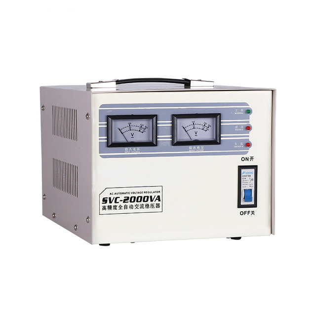 2000W Automatic Single-Phase AC Voltage Regulator Home Use 150-260V Input 220V Output Relay 2000W Power Automatic Stabilizer