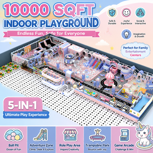 Commercial <b>Indoor</b> Playground with <b>Slide</b> Climbing Dome for Kids <b>Indoor</b> Playground Business - Product Image 1