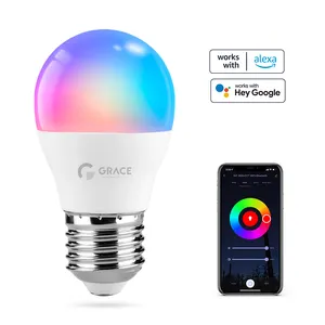 Lampada LED E27 5W smart CCT WiFi -  Alexa e Google Home