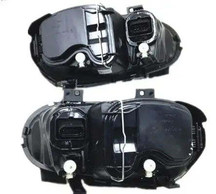 Zwart Lens Head Lamp Licht Voor Volkswagen Golf MK4 VW2502113 / VW2503113