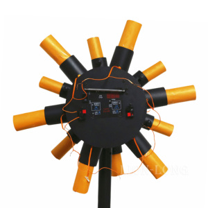 Đám cưới đài phun nước pháo hoa lạnh Pyro Máy Đôi bánh xe giai đoạn xoay pháo hoa bắn hệ thống - Product Image 2