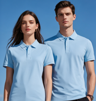 Polo en Soie et Coton Extensible Personnalisé pour Homme – Col Classique, Manches Courtes, Respirant, Idéal Été – Prix Bas – Vente en Gros Direct Usine