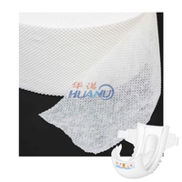 Geprägte heiße Luft durch Vliesstoff für Baby windel Rohstoffe Trainings hose Deckblatt Vlies