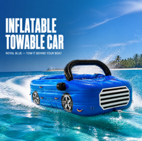 Bateau gonflable multi-personnes pour voiture, banane gonflable personnalisable pour parc aquatique, lac, sport nautique