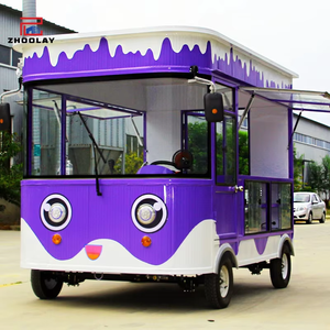 Pequeño coche comedor totalmente equipado casa personalizada Carro de comida callejera remolque de comida rápida - Product Image 4