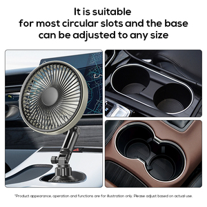Ventilateur de <span class=keywords><strong>voiture</strong></span> portable MEMO G13, grand format, pour porte-gobelet, moteur sans balais, 3 vitesses, <span class=keywords><strong>silencieux</strong></span>, rechargeable par USB, pour l'intérieur de la <span class=keywords><strong>voiture</strong></span> - Product Image 5