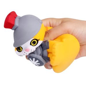 Pu Knight Cat Slow <b>Rebound</b> Toy Fidget Stress Relief Gift For Kids Age 5 7 Years Unisex - Product Image 5