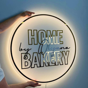 दर्जी ने रिमोट कंट्रोल उज्ज्वल गर्म प्रकाश जलरोधक लंबे टिकाऊ दीवार पर स्थापित सौंदर्य सैलून व्यवसाय लोगो संकेत कस्टम - Product Image 6