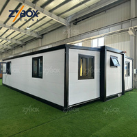 Casa Prefabricada de Lujo ZYBOX de 20 pies/40 pies, Expandible, con 2, 3 o 4 Dormitorios, Casa Modular Prefabricada Tipo Granny Flat