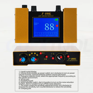 EXUAN F999L Détecteur électronique de fuites haute précision pour conduites d'eau et pipelines souterrains, usage industriel intelligent, batterie 9V - Product Image 4