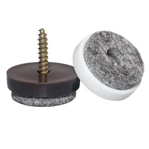 Patins en feutre plastique <span class=keywords><strong>à</strong></span> <span class=keywords><strong>visser</strong></span> pour la protection des pieds <span class=keywords><strong>de</strong></span> <span class=keywords><strong>chaise</strong></span>, glisseurs pour sols en bois dur, modèle WH-8J8 - Product Image 5