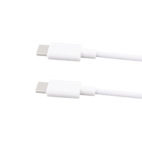 TPE Material suave 1M 2M Cable USB C 5A 100W Cable de carga rápida para teléfono móvil Cargador de computadora portátil Cable USB tipo C a tipo C