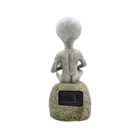 Statues de figurines extraterrestres UFO solaires pour la décoration intérieure et extérieure du jardin, du patio, de la cour ou de la pelouse