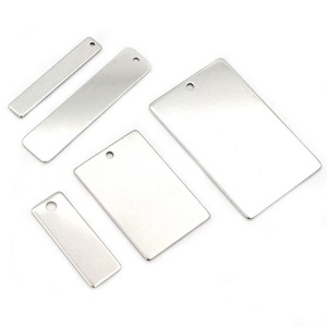 Plaque de nom rectangulaire en aluminium brossé personnalisée, autocollante, technique d'estampage pour DVD et électronique - Product Image 2