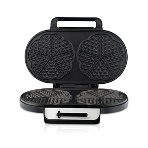 Temperature Control Stainless Steel Panel Heart <b>Waffle</b> <b>Maker</b> Non-Stick Double <b>Waffle</b> <b>Maker</b> - Product Image 5