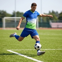 Maillots de football personnalisés tie-dye de haute qualité pour adultes, ensembles complets d'entraînement, uniformes d'équipe avec logo – Vente chaude