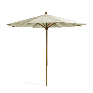 <span class=keywords><strong>Parasol</strong></span> de luxe blanc de 3 m pour extérieur, grand format, pour jardin et piscine, avec structure en bois robuste et système de poulie, pour terrasse et bases – Vente en gros - Product Image 4