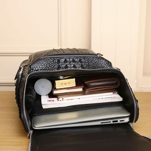 <span class=keywords><strong>High</strong></span>-<span class=keywords><strong>End</strong></span> impermeabile coccodrillo modello zaino da viaggio da uomo alla moda in vera pelle borsa per <span class=keywords><strong>Computer</strong></span> all'ingrosso - Product Image 4