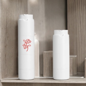 25ml 45ml Refillable Eco-friendly Luxury Airless Pump <b>Bottles</b> Matte White Grey Cosmetic Package Containers - Product Image 4