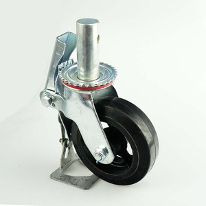 PU Sắt Lõi Polyurethane Bánh Xe Cho Giàn Giáo WBD Có Thể Điều Chỉnh Giàn Giáo Caster Bánh Xe Nhiệm Vụ Nặng Nề - Product Image 4