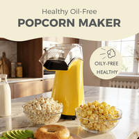 PC-1009 1040W Wadah PC Transparan dengan Sendok Mentega 15x23x31cm Pembuat Popcorn Udara Panas Rumahan