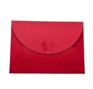 Sobre de ventana rojo personalizado-Sobre de regalo duradero hecho en fábrica de impresión de China - Product Image 1