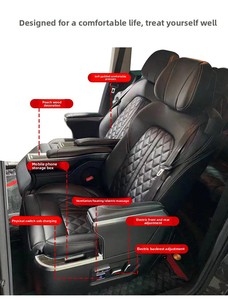 Asientos Eléctricos de Lujo para la Fila Central, Aptos para SUV, Autocaravanas, Vehículos de 7 Plazas, Lexus, Lincoln Navigator, Cadillac, Vehículos Comerciales/MPV - Product Image 6