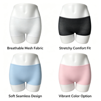 Culottes jetables de maternité sans couture, respirantes en maille de nylon, pour la récupération post-partum après césarienne et usage quotidien