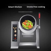 Robot de cuisine intelligent à tête unique Équipement de cuisine commercial entièrement automatique pour le riz frit directement du fabricant