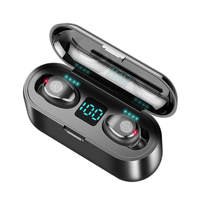Noise Cancelling TWS Wireless Bt 5.0 Version Headphones in Ear Earphone Speaker True Wireless Headphones