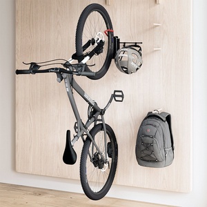LBM10-01S <span class=keywords><strong>Portabici</strong></span> Verticale <span class=keywords><strong>da</strong></span> Parete, Supporto Salvaspazio per Biciclette <span class=keywords><strong>da</strong></span> Garage, Stand Appendibici per Interni, Confezione <span class=keywords><strong>da</strong></span> 2 - Product Image 2