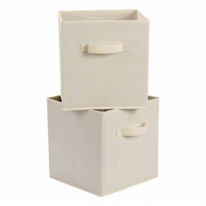 New Design Foldable <b>Bins</b> Storage Organizers Cube Box Non Woven Fabric Storage Boxes for Clothes - Product Image 3