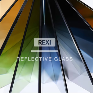 3 من مصنع الزجاج العاكس المصنوع باللون الرمادي والأزرق والأخضر والأسود ، الزجاج العاكس المعتم - Product Image 2