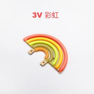 LED <b>RAINBOW</b> Lamp COB Bulbs Flashing Lighting DC 3V Flickering <b>Light</b> LED Filament Decoration for DIY Party Craft Lighting - Product Image 2