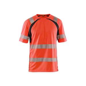 BLAKLADER-T-shirt 339710135599XXXL haute visibilité protégé contre les UV Rouge/Noir-EAN 7330509655399 HI-VIS WORKWEAR - Product Image 1