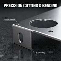 Fabrication sur mesure de tôles en acier inoxydable et aluminium de haute précision, découpe laser, pliage, soudage, service de fabrication OEM