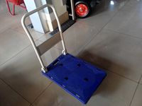 Carretilla de Plataforma Plegable de Aluminio de 4 Ruedas, Capacidad de Carga de 150 kg, para Uso en Almacenes, Herramientas, Personalizable, OEM