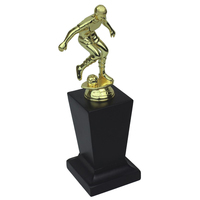 Trophée de football personnalisé en métal 3D sur mesure, vente en gros d'usine, coupe de récompense sportive