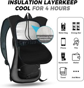 Mochila de Hidratación Deportiva para Ciclismo y Running, con Bolsa de Almacenamiento de Agua, Muestra Gratis, Venta Caliente - Product Image 3