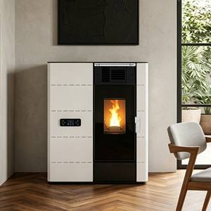 Poê<span class=keywords><strong>le</strong></span> à granulés ZLKM1203D, design fin, utilisation multi-espaces, haute efficacité, avec certification CE Rohs, foyer à granulés avec 2 portes - Product Image 1