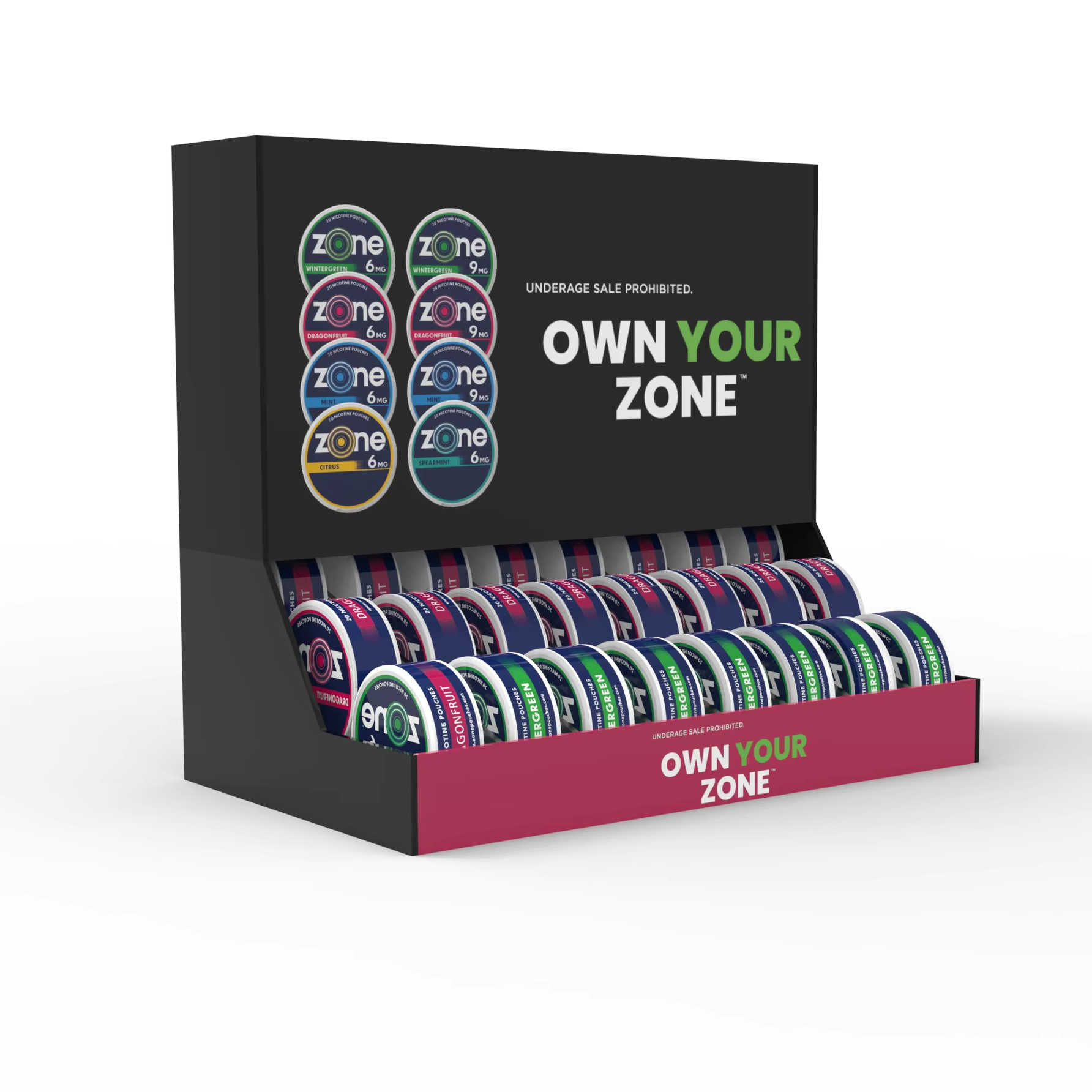 Apache Customizable Acrylic Countertop Display Stand Hot Selling Zone Mouth Tobacco Rack for Stores — view 3