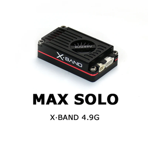 Transmisor RUSHFPV MAX SOLO XBAND 4.9G 2.5W 8CH VTX 4.9Ghz con Carcasa CNC y Ventilador de Refrigeración Integrado para Drones de Carreras FPV RC - Product Image 2