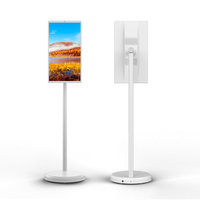 Pantalla de monitor de 32 pulgadas, pantalla táctil de señalización Digital, Android 15, 4 + GB 128, pantalla de TV inteligente, pantalla de monitor de TV portátil con cámara