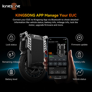 Monociclo Eléctrico Kingsong de 20 Pulgadas, 180 KM de Autonomía, Carga Rápida de 20A, con Asiento - Product Image 5