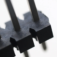 Échantillons gratuits 3.96mm hauteur de pas 3.2mm Positions 02p-20p connecteur droit en plastique à une rangée pour carte PCB