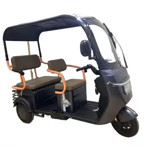2024 nuovo ambiente triciclo elettrico con equipaggio triciclo adulto con sedile posteriore
