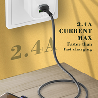LDNIO LS561 kabel sinkronisasi Data OEM ODM kabel Transfer Data sudut kanan kabel USB C