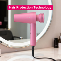 Sèche-cheveux professionnel électrique FirePhoenix 2200W, moteur BLDC, 110 000 tr/min, débit d'air haute vitesse 21 m/s, qualité salon, buse magnétique