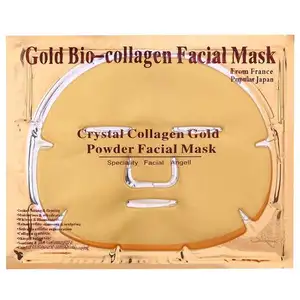 free express shipping 24K Gold Collagen wholesale Face Mask Anti Wrinkle Anti Aging Moisturizing Sheet Mask Beauty gold mask